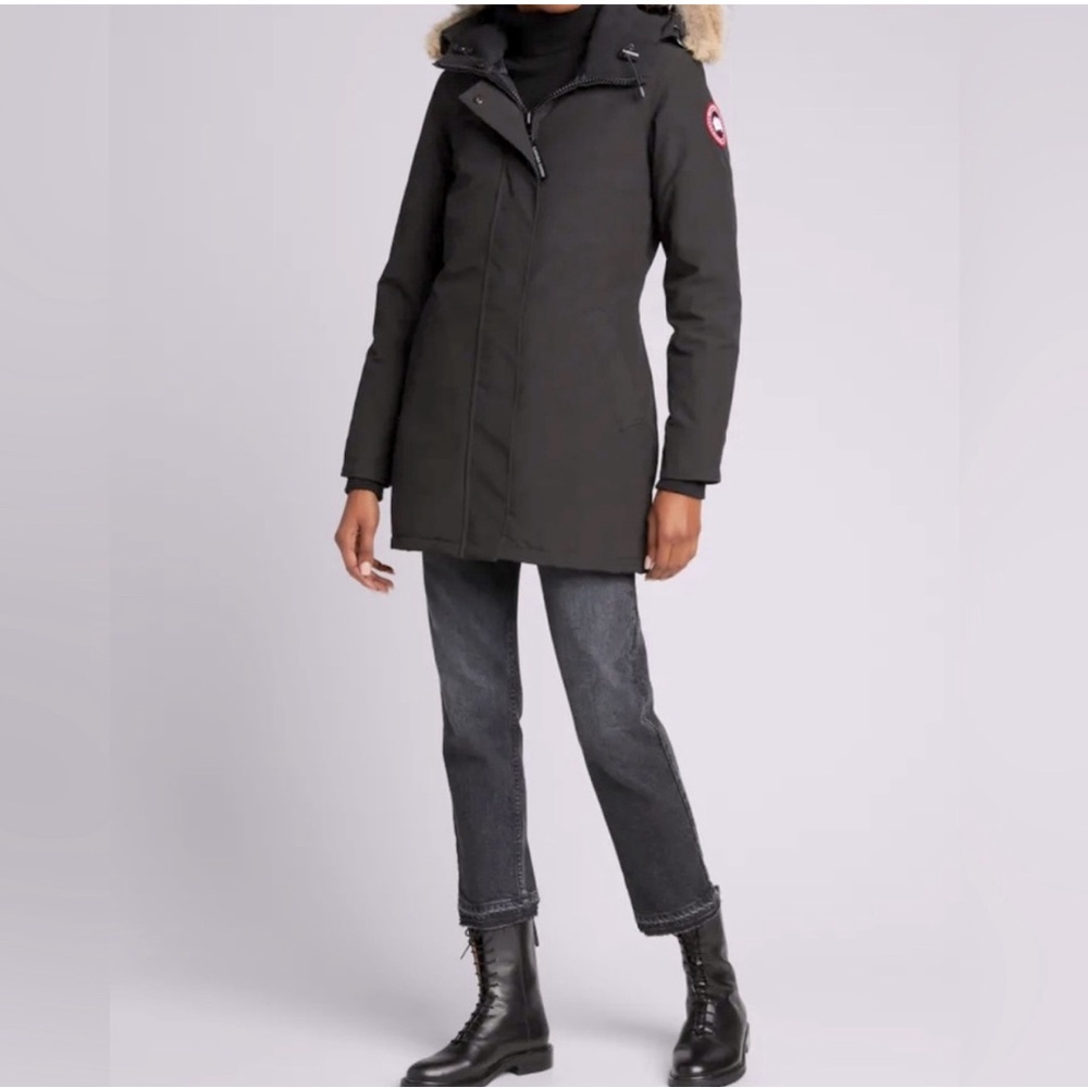 Canada Goose Victoria Parka Size S Black - Picture 8 of 12